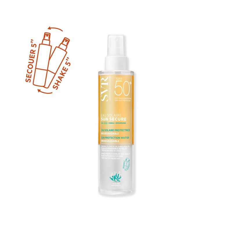 SUN SECURE EAU SOLAIRE SPF 50+ SVR 1 ENVASE 200 ML