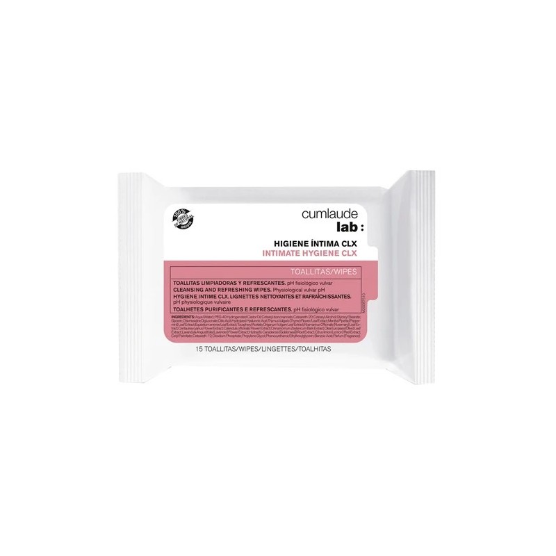 CUMLAUDE LAB: HIGIENE INTIMA CLX TOALLITAS 10UDS
