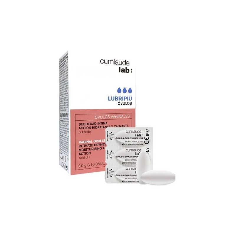 CUMLAUDE LAB: LUBRIPIU OVULOS VAGINALES 10 UDS