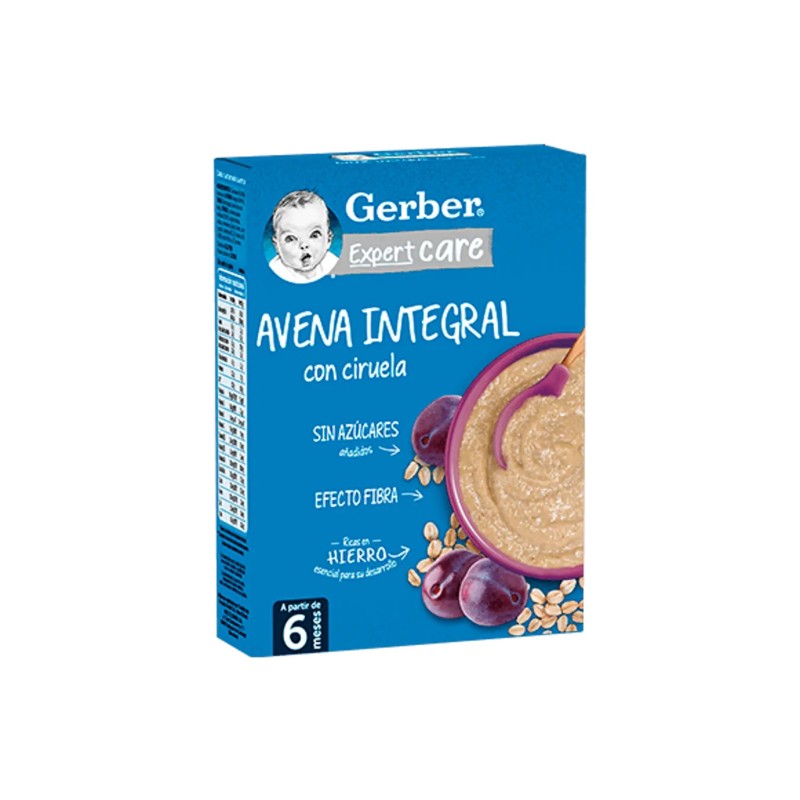 GERBER AVENA INTEGRAL CON CIRUELA 1 ESTUCHE